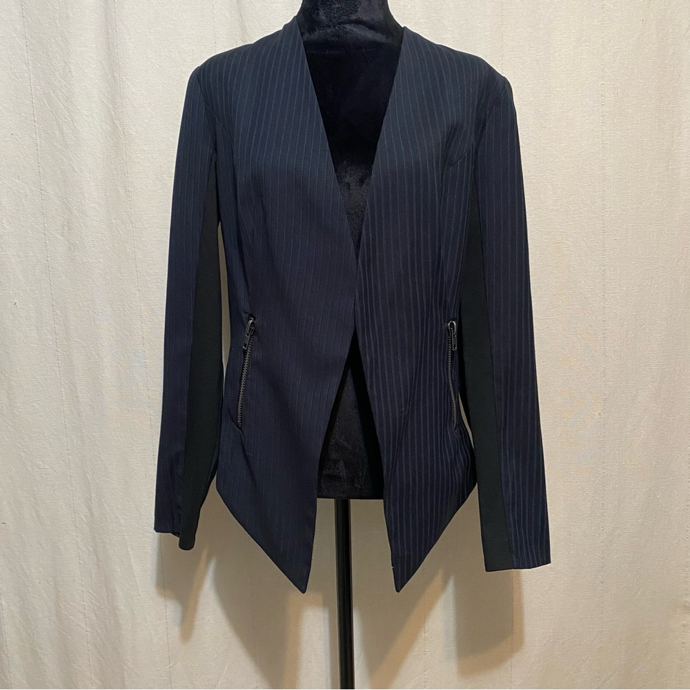 BCBGeneration Dark Blue Pinstripe Blazer- NWOT